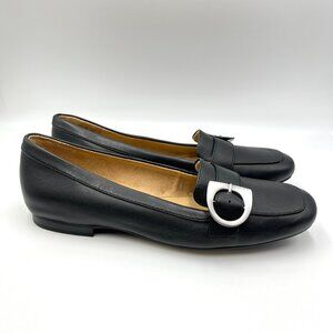 11W 11 WIDE WIDTH Naturalizer Kayden Black Flats Loafers‎ Shoes